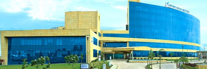 Artemis Health institute Front View, Gurgaon