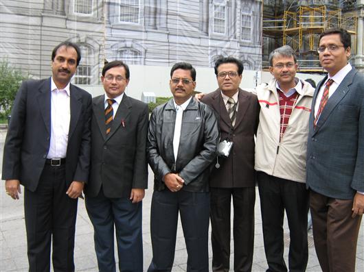 At IDF 2009 Montreal with Dr. K D Purohit and others...
