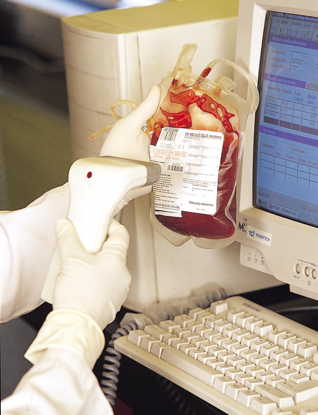Automated blood issue to needy patient