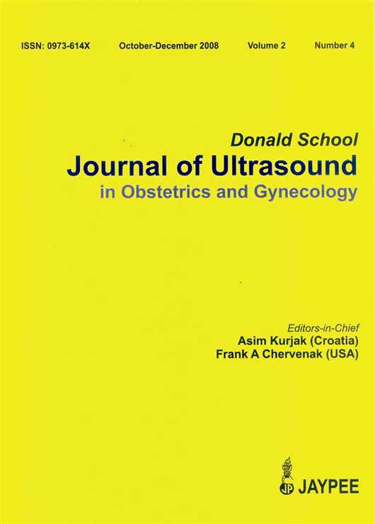 Donald School Journal of Ultrasound in Obstetrics & Gynecology