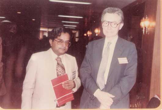 Dr. Sudhir Dagaonkar and Nobel Laureate Dr. Peter Bergstorm