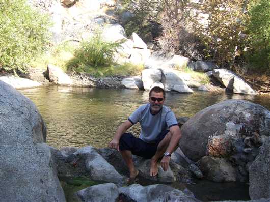 Hydrotherapy in natural hot springs