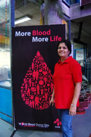 Prathma Staff in Red T-shirt on WBDD 2011