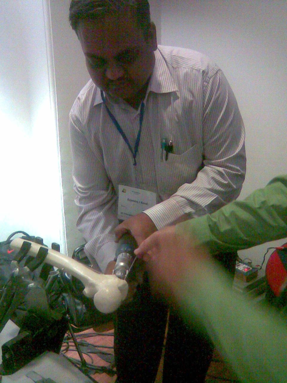 RAJENDRA AT WORKSHOP