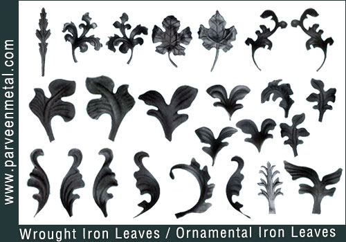 Wrought Iron Leaves
